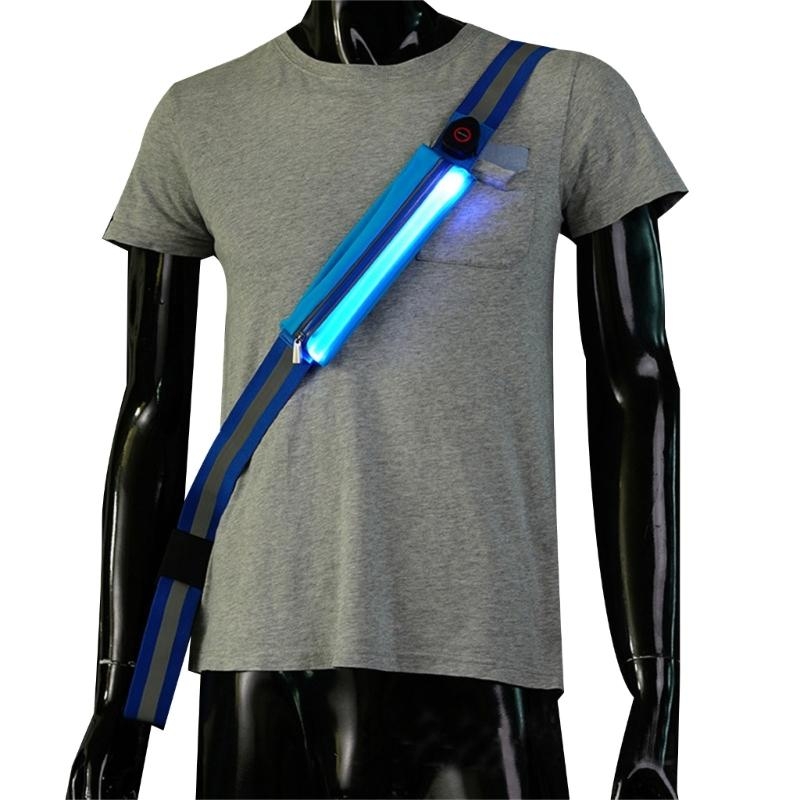Running Gear For Night - T3LB 높은 가시성 LED 반사 벨트