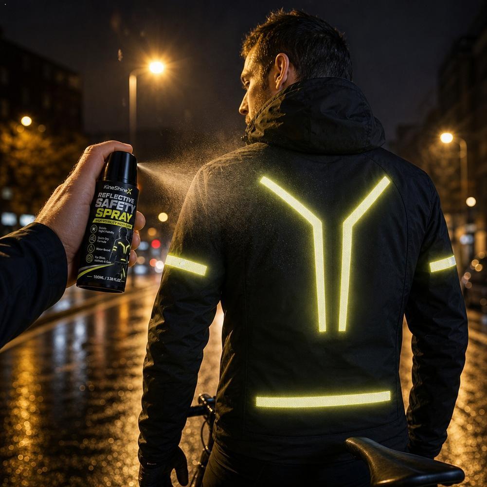 Running Gear For Night - 야간 반사 안전 스프레이 고가시성 코팅