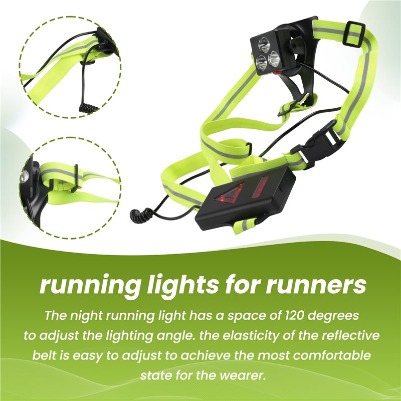 러너를 위한 고품질 야간 러닝 라이트, 반사 조끼 장비 - Running Gear For Night 리뷰 및 가격