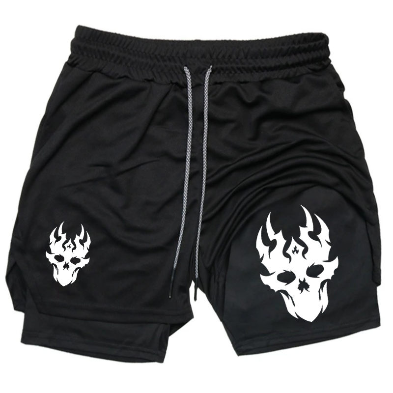 멋진 프린트 남성용 여름 퀵 드라이 이중 레이어 운동  - Running Gear Cool 리뷰 및 가격