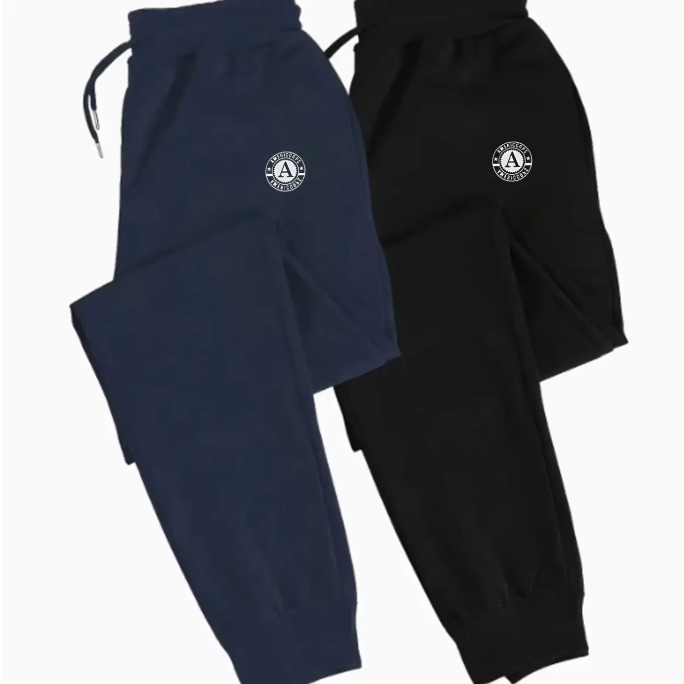 2개 세트 남성 캐주얼 조거 팬츠 원형 A 레터 그래픽 - Running Gear Winter 리뷰 및 가격