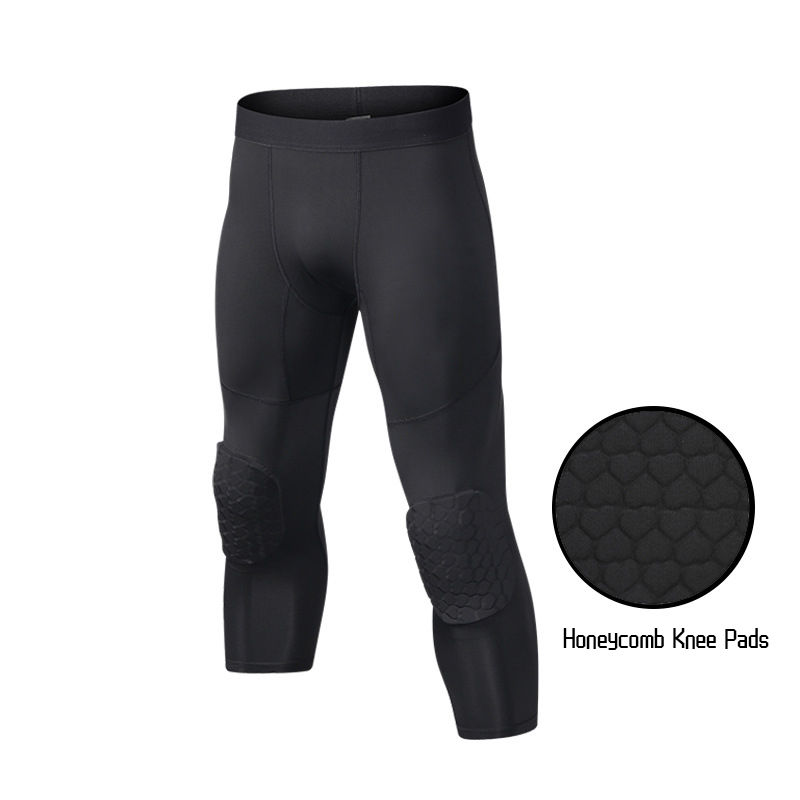 남성용 무릎 패드 농구 바지, 3/4 패딩 압축 레깅스 - Running Gear Cool 리뷰 및 가격